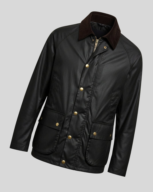 Barbour Waxed Jacket - Black